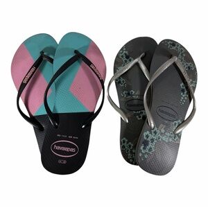 Havaianas Women's Flip Flops Sandals US Size 11/12 / EUR 41-42  (2 Pairs)